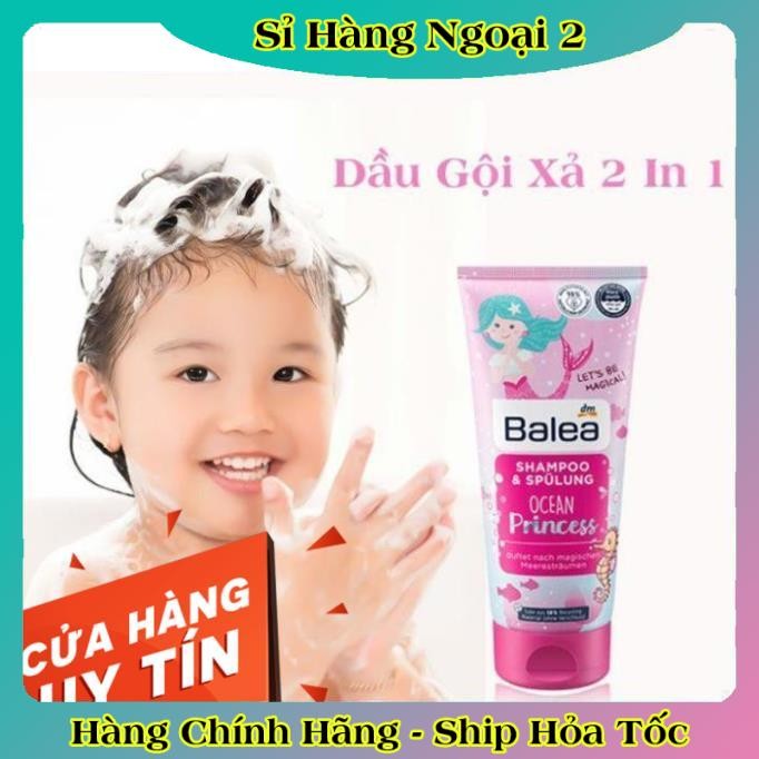 Bộ sữa tắm gội, dầu gội xả, son dưỡng môi, xịt dưỡng tóc cho bé Balea của Đức - DATE MỚI ĐỦ BILL