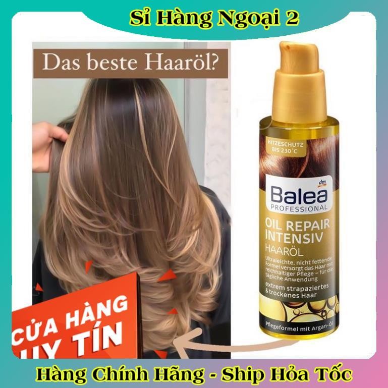 [auth] Tinh dầu dưỡng tóc Balea phục hồi tóc khô, hư tổn và chẻ ngọn -Nội địa Đức Đủ Bill [Hot]
