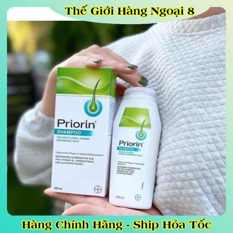Dầu gội Priorin giúp mọc tóc dành cho tóc rụng yếu và mỏng - Nội địa Đức Đủ Bill
