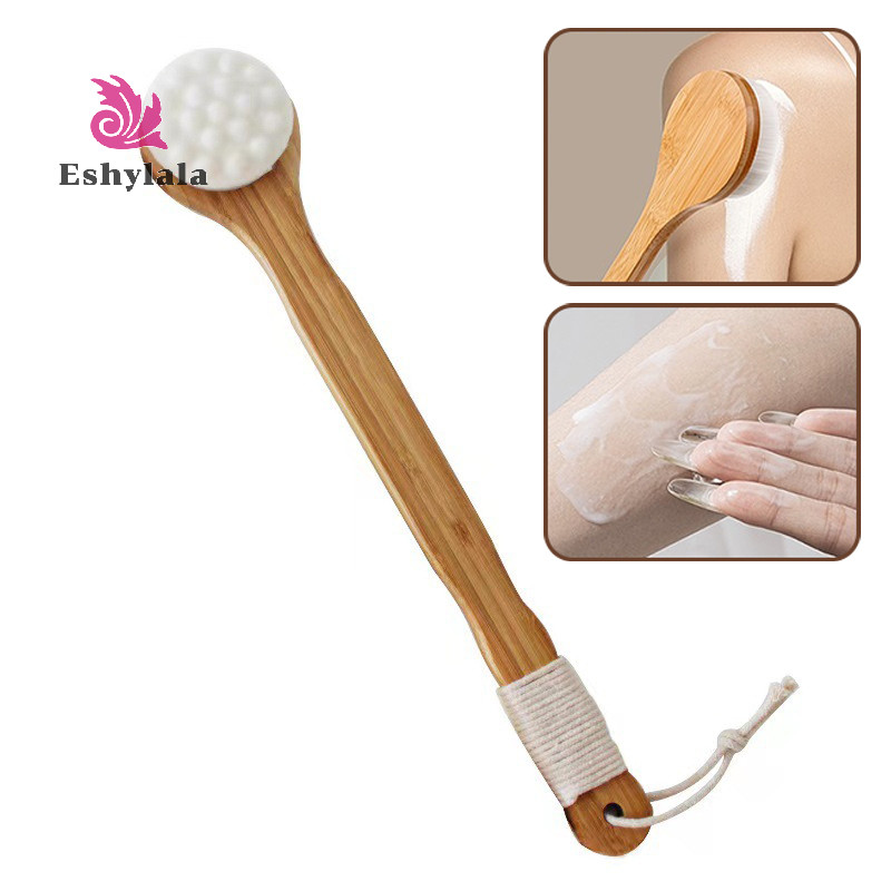Cây đũa phép dùng dụng cụ bôi kem dưỡng da và máy mát xa cầm tay cầm dài dễ dàng tiếp cận cho Gel tắm trên lưng [MỚI]