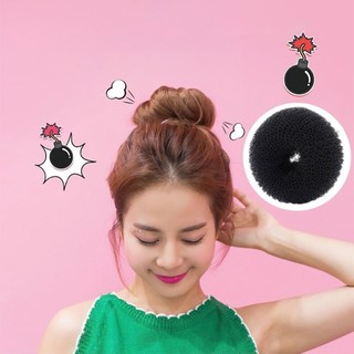 Dụng Cụ Búi Tóc Cho Nữ-Dây buộc tóc đầu tròn kèm tấm bông ALINE