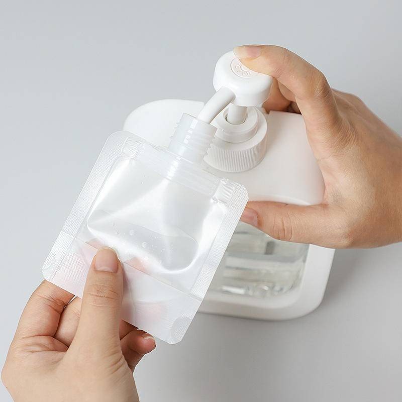 30 / 50 / 100ml Túi đóng gói có thể đổ lại Du lịch Essentials Lotion Mỹ phẩm Dầu gội Sữa tắm Túi xách tay Chai chất lỏng trang điểm