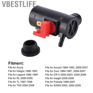 VBESTLIFE Bơm rửa kính chắn gió ABS Chống lão hóa Lắp đặt đơn giản Chống mài mòn 38512-SA5-013 cho phụ kiện xe hơi