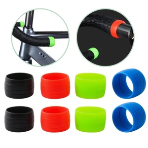 OXXGGKAO 2 Chiếc Xe Đạp Silicon Tay Lái Băng Cắm Nhẫn Cố Định Chống Trơn Trượt Tay Bền Đẹp