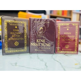 Sách - Combo Kinh Địa Tang, Kinh Nhật Tụng, Kinh Pháp Hoa ( Khổ A6)