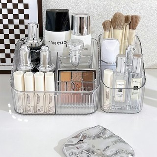 Hộp đựng mỹ phẩm để bàn đa năng, hộp để đồ đa năng trong suốt chất liệu nhựa SUNND