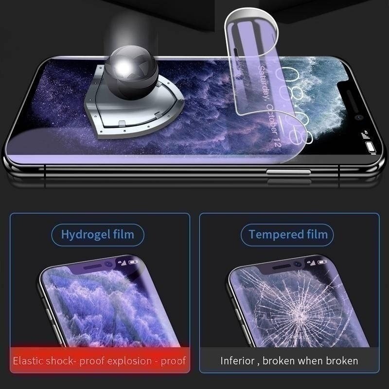 Honor200 Honor100 3 Chiếc 1000D HD Trong Suốt Mềm Hydrogel Cho Honor 200 100 90 80 70 60 50 Pro Flat Plus SE Lite GT Smart Anti Blue Light Bảo Vệ Màn Hình Điện Thoại Chống Cháy Nổ
