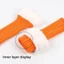BORAGETE 80s 90 Chân Ấm Áp, Trang Phục Halloween Đảng Thể Thao Yoga Vỏ Chân Gân Neon, Mùa Thu Đông Y2K Bông Tai Kẹp Giày Nhật Bản Cho Nữ & Bé Gái