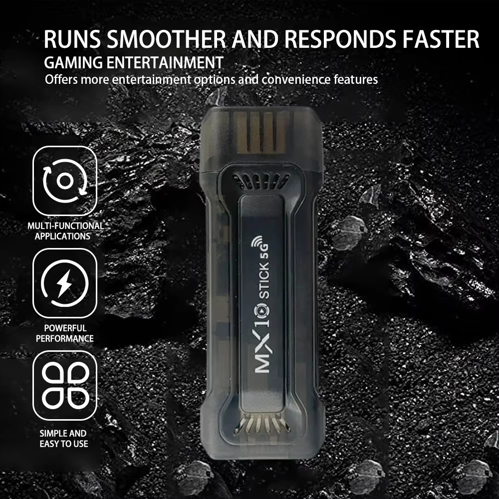 Mini TV Stick Android 11 Hỗ Trợ Bộ Giải Mã Trò Chơi Điện Tử 4K 2.4G Và 5G WiFi Media Player Cho Khách Du Lịch TV Thu Cho Google Promettant