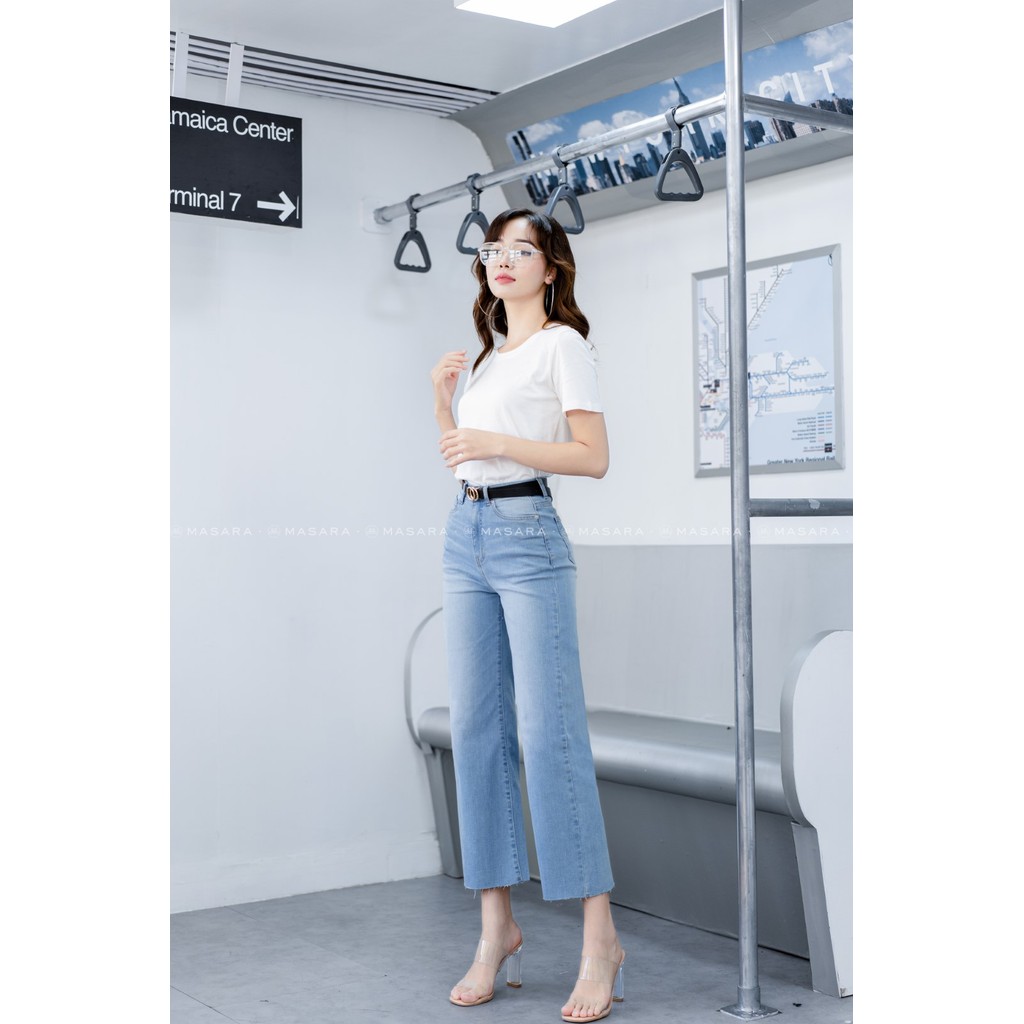 ÁO THUN CỔ TRÒN TRẮNG GẠO FORM VỪA PHONG CÁCH BASIC
