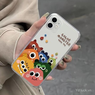 Ốp điện thoại trong suốt Ốp điện thoại di động hoạt hình dễ thương sáng tạo Ốp Chống rơi vỏ chống va đập dùng cho iPhone 11promax 11 12promax 12 13 14 15 pro max 14promax xr 7plus xs 8plus 14pro