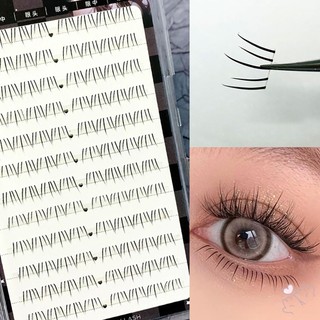 IOIIK Lông mi giả Diy Phần mở rộng lông mi riêng lẻ Nhanh chóng và dễ dàng DIY Wispy Manga Nối mi