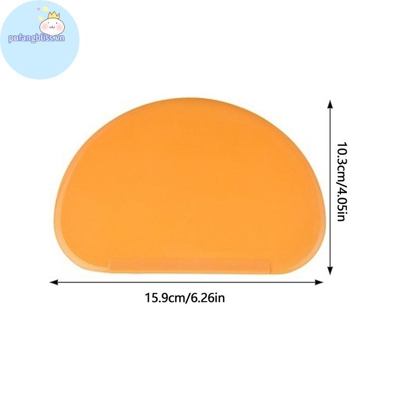 Pufangbliss 1 Cái Dụng Cụ Cạo Nhà Bếp Thìa Linh Hoạt Cạnh Phẳng Trộn Bột Cắt Cho Pizza Bánh Ngọt Trang Trí Bánh Đóng Băng Bánh Mì Nướng Fondant VN