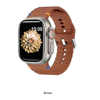 Dây Đeo Silicon Thể Thao Dây Kim Loại Cho Apple Watch Series 10 42mm 46mm Ultra 2 49mm iWatch 45mm 44mm 42mm 40mm 41mm 38mm SE Series