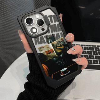 Hình dạng không đều Đọc báo Kinh doanh Batman Vỏ điện thoại cho iphone 16 15 14 13 12 11 Pro Max