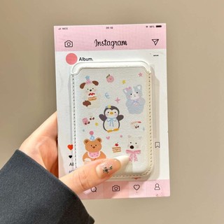 Hoạt Hình Dễ Thương jellycat Từ Đứng Ốp lưng iPhone16 15 14 13 Pro Max Chống Sốc Bảo Vệ camera Chống Rơi Lưng Cứng
