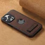 Ốp điện thoại từ tính da PU cao cấp nhẹ sang trọng cho iPhone 16 15 14 13 12 Pro Max iP 14 / 15 / 16Plus Vỏ chống sốc Bảo vệ mặt sau cứng Vỏ viền mềm