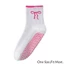 Tất Pilates IAPPORTUNIA, Tất tập Yoga Cotton thấm mồ hôi, Tất thêu nơ chống trượt thông thường thoáng khí