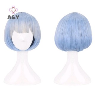 A & Y Cuộc Sống Trong Một Thế Giới Khác Từ zero Rem Cosplay Tóc Giả Anime Nữ Ram Trang Phục Tóc Tổng Hợp Tóc Giả.