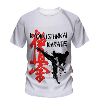 Mới 3D Taekwondo Karate Boxing In Áo Võ Thuật Wushu Graphic Tee Áo Sơ Mi Nam Kid Thoáng Mát Hip Hop Quần Áo Áo Áo Tee
