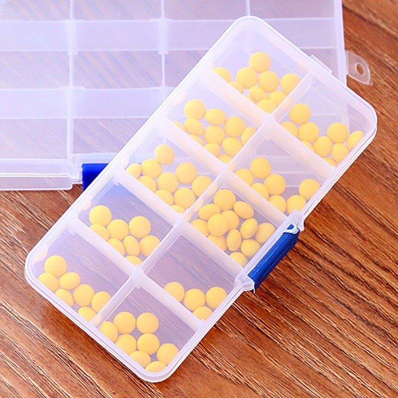 [COD] Hộp Nhựa Chia Ngăn Đựng Trang Sức, Phụ Kiện – 10/15/24 Ngăn Trong Suốt, Tiện Lợi, Gọn Gàng