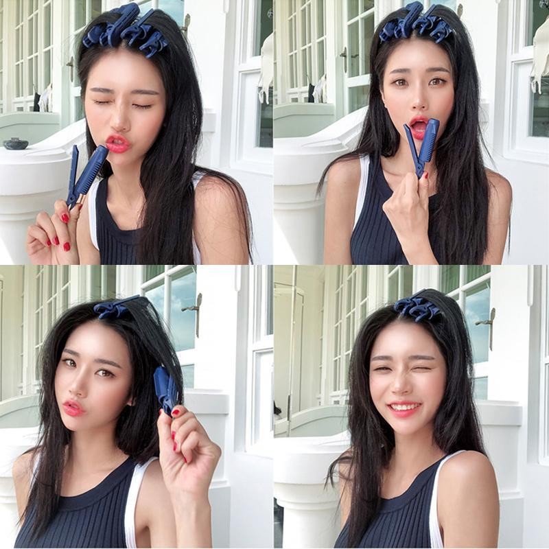 Tóc Lông Tơ Tiện Dụng Dụng Cụ Đầu Uốn Ống Lười Tóc Lông Tơ Kẹp Phong Cách Tóc Uốn Nổ Tạo Kiểu Kẹp W8RK