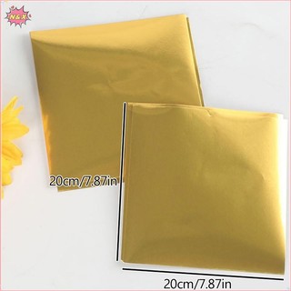 N & X 100 Cái 20 * 20cm DIY Thực Phẩm Lá Nhôm Gói Giấy Tờ Bao Bì Cho Chocolate Kẹo Tiệc Cưới Trang Trí Quà Tặng Sinh Nhật.