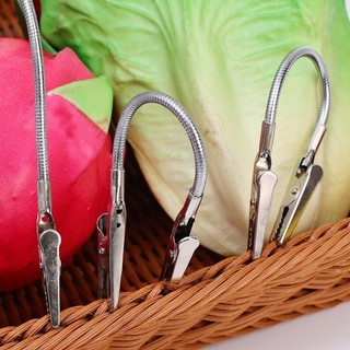 1 / 3 / 5 Cái Kẹp Cá Sấu Hai Đầu - Kẹp Ống Dài Kim Loại Linh Hoạt - Thẻ Ghi Nhớ Ảnh Ghi Chú
