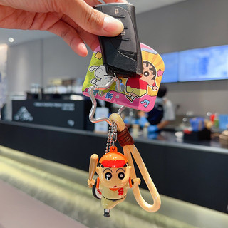 Móc khóa hoạt hình Crayon Shin-Chan - Mặt dây chuyền siêu nhân bóng chày Anime cho trò chơi