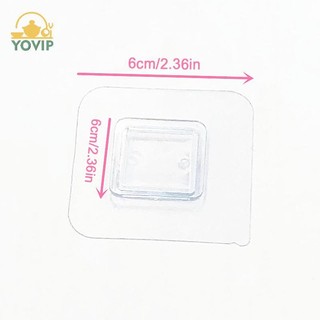 YOVIP 1 Cái Móc Treo Tường Tự Dính Trong Suốt Dây Kệ Treo Tường Miếng Dán Cố Định Bên Miếng Dán Cho Nhà Bếp Phòng Tắm Tiện Ích VN