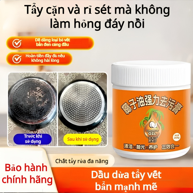 Sử Dụng Chai ✨Chấtẩy Rửa Đa Năng Từ Dầu Dừa/Kem Tẩy Đa Năng Dầu Dừa/Chấtẩy Rửa Đa Năng/Nước Tẩy Đa Năng Trong Đời Sống