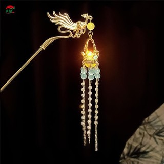 Kẹp tóc phong cách dân tộc với thiết kế phượng hoàng sáng tạo, phù hợp với sườn xám và quần áo thời trang