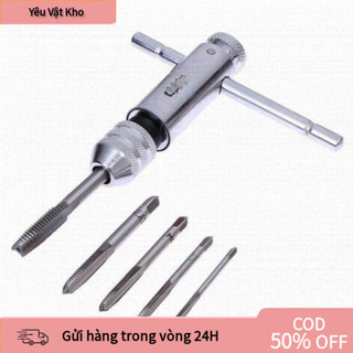 【COD】Tay Quay TaRo tự động M3-M8 kèm 5 mũi taro - mũi taro/tay taro/taro
