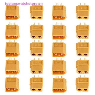 Toplanswatchstore 1 / 5 / 10 Cặp XT60 Nam Nữ Đầu Nối Đạn Phích Cắm Cho RC Lipo Pin Hot VN