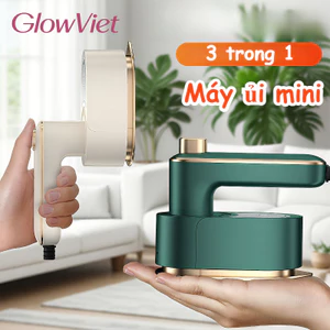 【3 TRONG 1】Bàn Ủi Hơi Nước Mini, Gấp Gọn&Đầu Phun Kép, Công Suất Lớn, Xóa Nhăn Hiệu Quả, Bảo Vệ Vải
