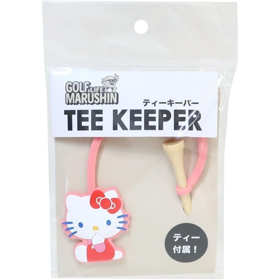 Marushin Sanrio Tee Keeper – Giá giữ tee golf Hello Kitty & Friends kèm tee gỗ