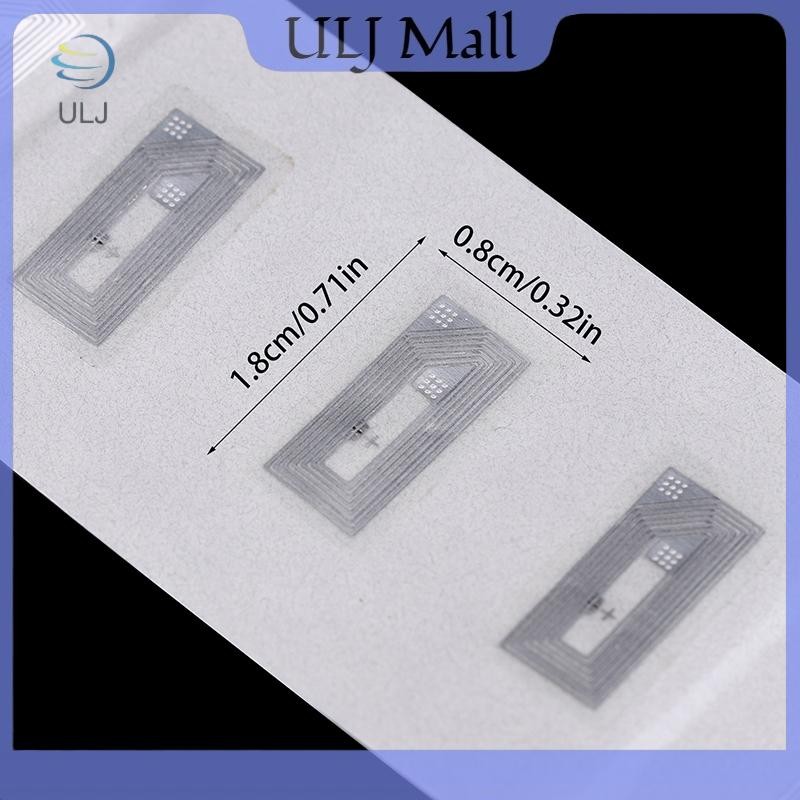 ULJ 50 Chiếc NFC Chip Ntag213 Miếng Dán Ướt Inlay 11x21MM 13.56 MHz Thẻ Nhãn 213 Nhãn Chống In Nhãn Điện Tử.