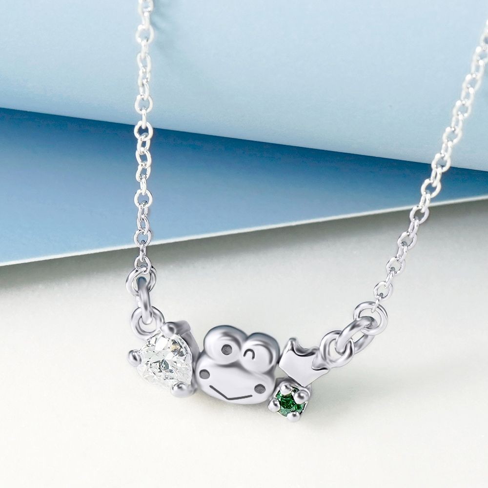 Niche Original Big-Eyed Ếch keroppi Kerobi Vòng Cổ ins Cùng Phong Cách Thời Trang Tinh Tế Bạn Bè