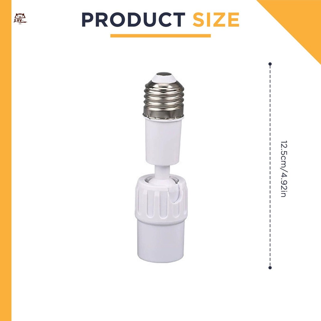 Bộ mở rộng ổ cắm đèn E27 Ổ cắm mở rộng có thể điều chỉnh linh hoạt có thể uốn cong cho đèn và bóng đèn