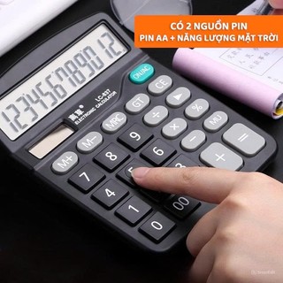 Máy Tính Tính Toán Văn Phòng - Máy Tính Cầm Tay 12 Chữ Số, Sử Dụng Năng Lượng Mặt Trời Tiết Kiệm
