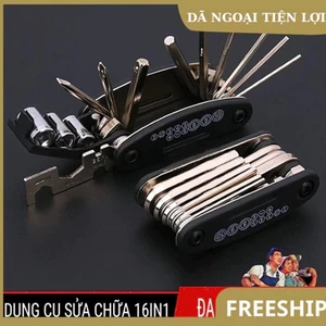 Bộ Lục Giác Đa Năng Sửa Chữa 16in1, Bộ Lục Giác Sửa Chữa Xe Đạp, Lắp Máy Móc Di Động
