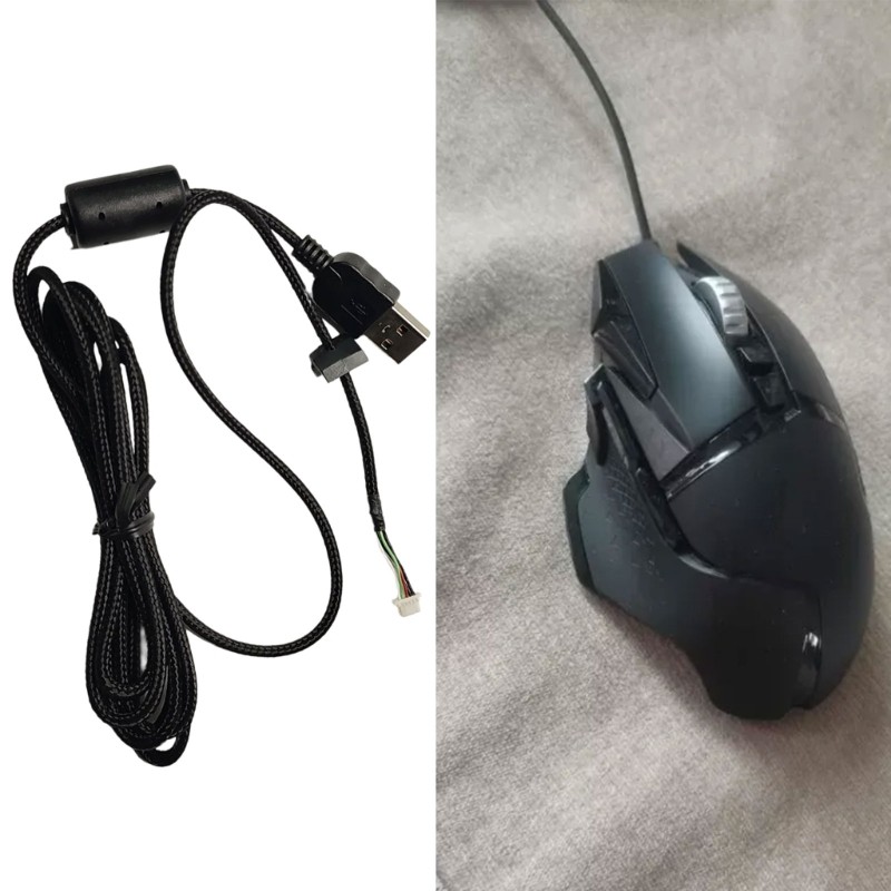 IOR Dòng Chuột USB Cáp Chuột USB Dây Đen Thay Thế Sửa Chữa Một Phần Cho Chuột Chơi Game Có Dây G502X