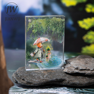 JIANWU 60mm * 200cm Ripple Series Vintage Plant Flower Smudge Phong Cảnh Chất Liệu Cắt Băng PET Sáng Tạo DIY Tạp Chí Văn Phòng Phẩm