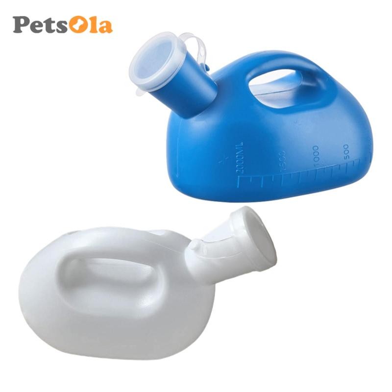 Nước Tiểu Nam 2000ml Nhẹ Di Động Có Tay Cầm Hộp Đựng Có Nắp Cho Du Lịch Cắm Trại Xe Nam Không Tự Chủ