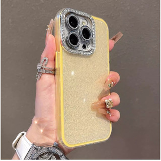 Kẹo Màu TPU Nhấp Nháy Lỗ Kim Cương Bảo Vệ Chính Xác Ốp Lưng Điện Thoại IPhone 16 14 15 13 12 Pro Max Bao Gồm Tất Cả Ốp Lưng Chống Rơi