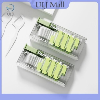 Hộp đựng tăm nha khoa tự động ULJ Chăm sóc vệ sinh răng miệng Hộp đựng bóng nha khoa di động Tiện lợi với 10 chiếc Chỉ nha khoa.