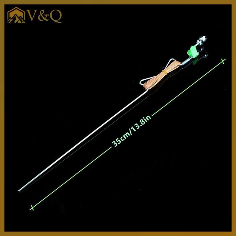 Cần câu cá tự động mini lò xo, phù hợp câu lười, dễ lắp đặt