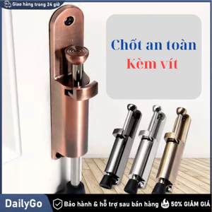 Chốt Chặn Cửa Thông Minh 2 Chiều Chống Va Đập, Hợp Kim Cao Cấp, Giữ Cửa An Toàn