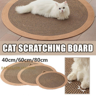 [DELION] Thảm cào mèo Thảm mèo 40 / 60 / 80CM Thảm cào mèo tay tròn Thảm bện Thảm móng vuốt mèo Nệm