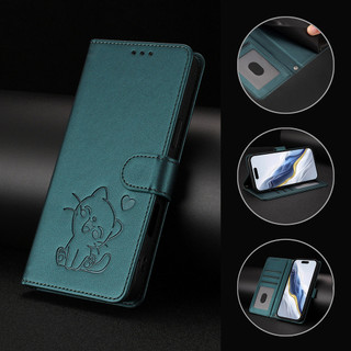 Bao Da Cao Cấp Ví Dành Cho Motorola Moto G56 G54 G24 G15 G06 Power G05 Đứng Đựng Thẻ Lật Vỏ Điện Thoại Dây Đeo